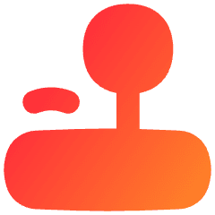Controller Stick Icon from Flex Gradient Set