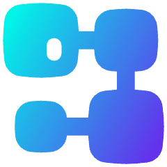 Database Crypto Blockchain Icon from Flex Gradient Set