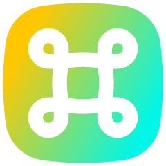 Command Square Icon from Flex Gradient Set