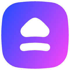 Eject Square Icon from Flex Gradient Set