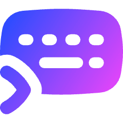 Keyboard One Hand Right Icon from Flex Gradient Set