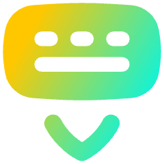 Keyboard Virtual Icon from Flex Gradient Set