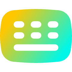 Keyboard Wireless Icon from Flex Gradient Set