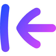 Previous 1 Icon from Flex Gradient Set