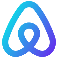 Airbnb Logo Icon from Flex Gradient Set