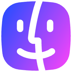 Finder Logo Icon from Flex Gradient Set