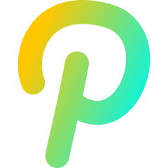Pinterest Logo Icon from Flex Gradient Set