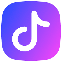Tiktok Logo Icon from Flex Gradient Set