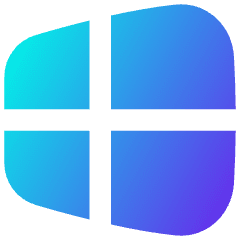 Windows Logo Icon from Flex Gradient Set