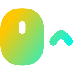 Mouse Move Up Icon from Flex Gradient Set