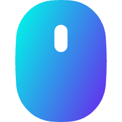 Mouse Wireless Icon from Flex Gradient Set