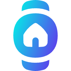 Watch Circle Home Icon from Flex Gradient Set