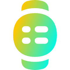 Watch Circle Menu Icon from Flex Gradient Set