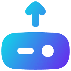 Hard Drive Upload Icon from Flex Gradient Set