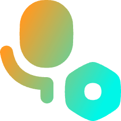 Microphone Setting Bolt Nut Icon from Flex Gradient Set