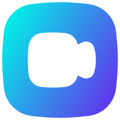 Webcam Video Square Icon from Flex Gradient Set