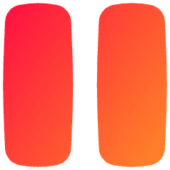Button Pause 2 Icon from Flex Gradient Set