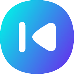 Button Previous Circle Icon from Flex Gradient Set