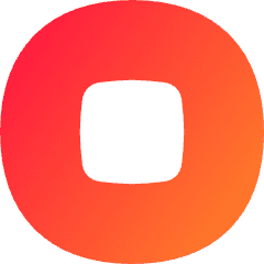 Button Stop Circle Icon from Flex Gradient Set