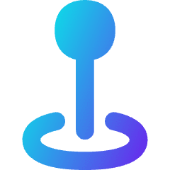 Arcade Stick Icon from Flex Gradient Set