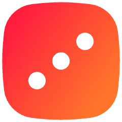 Dice 3 Icon from Flex Gradient Set