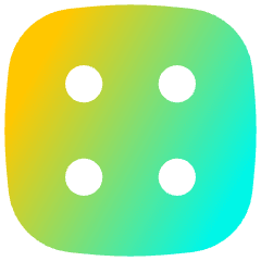 Dice 4 Icon from Flex Gradient Set