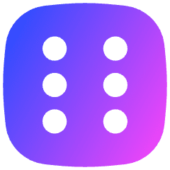 Dice 6 Icon from Flex Gradient Set