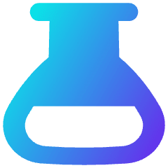 Flask Half Icon from Flex Gradient Set