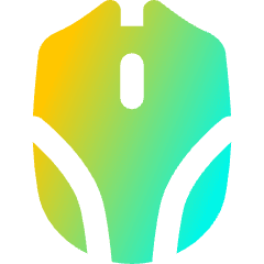 Gaming Mouse Icon from Flex Gradient Set