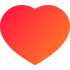 Hearts Symbol Icon from Flex Gradient Set