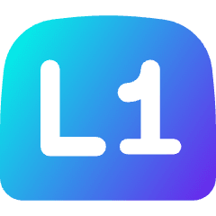 Left Button One Icon from Flex Gradient Set