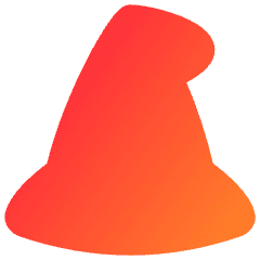 Magic Hat Icon from Flex Gradient Set