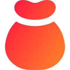 Pouch Icon from Flex Gradient Set