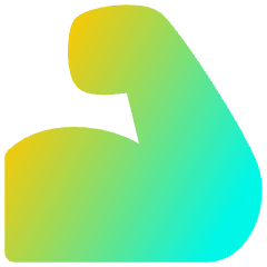 Strenght Skills Icon from Flex Gradient Set