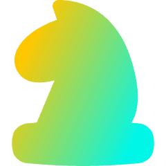 Chess Knight Icon from Flex Gradient Set