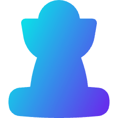 Chess Queen 1 Icon from Flex Gradient Set