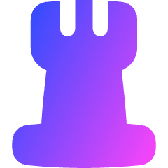 Chess Rook Icon from Flex Gradient Set