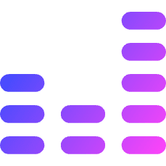 Music Equalizer 2 Icon from Flex Gradient Set