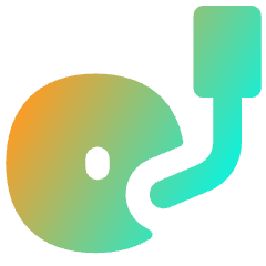 Record Player Icon from Flex Gradient Set