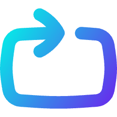 Loop Media Icon from Flex Gradient Set