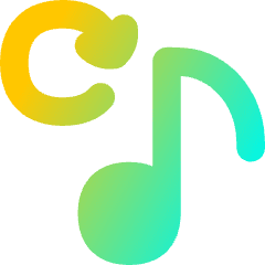 Sync Playlist Icon from Flex Gradient Set