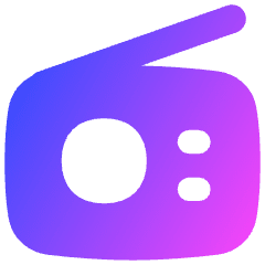 Radio Icon from Flex Gradient Set