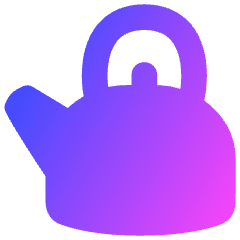 Teapot Icon from Flex Gradient Set