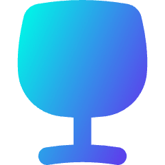 Wine Glass Icon from Flex Gradient Set