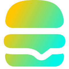 Burger Icon from Flex Gradient Set