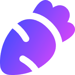 Carrot Icon from Flex Gradient Set