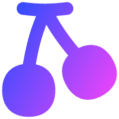 Cherries Icon from Flex Gradient Set