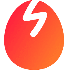 Cracked Egg Icon from Flex Gradient Set