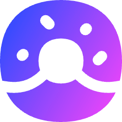 Donut Icon from Flex Gradient Set