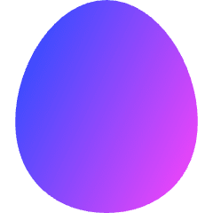 Fresh Egg Icon from Flex Gradient Set